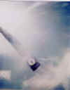 Wings of Holy Spirit over door to Heaven