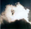 Padre Pio in clouds